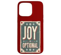 La alegría es Opcional - Sarcasmo navideño Retro Carcasa para iPhone 15 Pro MAX