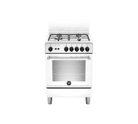 La Alemania AMN664GBV Cocina 60 Cm 4 Fuegos Horno A Gas Ventilado Blanco A+