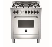 LA GERMANIA AMN765EXT Cocina 5 Fuegos Horno Eléctrico MULTI.9 Inox 70 CM A