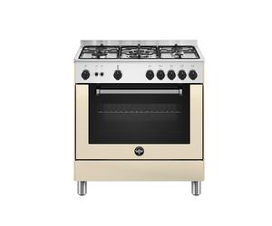 La Alemania AMN855GCRV/24 Cocina 80X50Cm 5 Fuegos Horno A Gas Crema