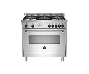 La Alemania AMN965EXT/21 Cocina Americana 90CM 5 Fuegos Gas Horno Eléctrico C.A