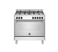 La Alemania AMN965EXV/24 Cocina 90X60CM Inox 5 Fuegos Horno Eléctrico