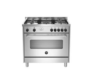 La Alemania AMN965GXT Cocina 90 CM 5 Fuegos Horno A Gas Inox Clase