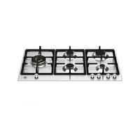La Alemania Cocina A Gas P905LLAGX 90Cm 5 Fuegos Acero Inoxidable Doble Wok