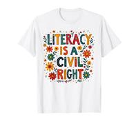 La alfabetización es un Maestro de Derechos Civiles Educación en Lectura Camiseta