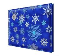 La alfombrilla de refrigeración para mascotas para perros y gatos ofrece un mecanismo de refrigeración natural que no requiere configuración ni carga (XL60 x 90 cm, azul oscuro)