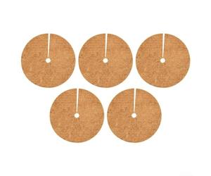 La alfombrilla plana de fibra de coco para plantas de interior y exterior bloquea la intrusión de césped y ayuda a condiciones favorables de la zona de la raíz