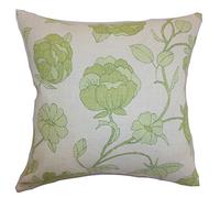 La Almohada Collection lalomalava para cojín, diseño de Flores, Color Verde