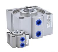 La alta rigidez SDA32 35 cilindro neumático 32m m perforó la operación baja de la vibración de la ruta 35m m para el equipo