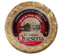 La Antigua Queseria Queso Artesano Curado de Leche Cruda de Oveja, Curación Mínima 6 Meses, Pieza Completa 3kg