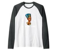 La Antigua Reina egipcia Nefertiti: Cuando Las Mujeres gobernaban el Mundo Camiseta Manga Raglan