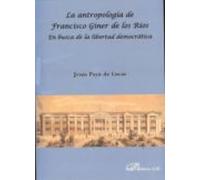 La Antropologia De Francisco Giner De Los Rios