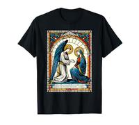 La Anunciación Bendito Seas Lucas 1:45 Santa María Católica Camiseta