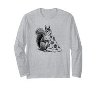 La Ardilla Come Pizza - Italia, Italiano, Amore per la Pizza Manga Larga