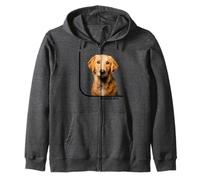 La Ardilla lo Hizo Divertido Golden Retriever Sudadera con Capucha