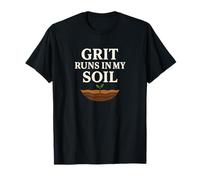 La arena corre en mi suelo. Arte de la vida en el campo, granja. Camiseta