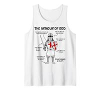 La armadura de Dios, Efesios 6, Biblia Iglesia Cristiana Camiseta sin Mangas