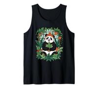 La armonía pacífica de un Panda y vegetación Interior Camiseta sin Mangas