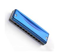 La armónica de blues de 10 hoyos es adecuada para que los principiantes toquen instrumentos musicales Armónica Para Principiantes (Color : E)