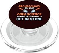 La arqueología es la Ciencia Donde Todo está Escrito en Piedra PopSockets PopGrip para MagSafe