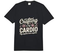 La artesanía es mi Ejercicio Cardiovascular, mis Suministros Tienen Suministros Comfort Colors Adult Heavyweight T-Shirt
