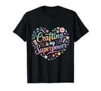 La artesanía es mi Superpoder, Amante de Las Manualidades, Divertido Artesano Camiseta