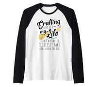 La artesanía Llena mi Vida Camiseta Manga Raglan