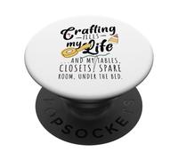 La artesanía Llena mi Vida PopSockets PopGrip Adhesivo
