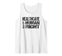 La atención médica es un Derecho Humano - Universal Healthcare Protesta Camiseta sin Mangas