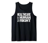 La atención médica es una protesta Universal de Salud por los Derechos Humanos Camiseta sin Mangas