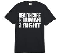 La atención médica es una protesta Universal de Salud por los Derechos Humanos Comfort Colors Adult Heavyweight T-Shirt