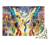 La Avalancha Glitterball Puzzle De Madera Impermeable Puzzles De 1000 Piezas para Adultos Colorido Rompecabezas Juegos Educativos