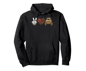 La Aventura es el Viaje Paz Amor Off-Roading 4x4 Sudadera con Capucha