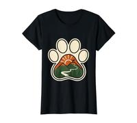 La Aventura es Mejor con mi Perro Senderismo Amante de los Perros al Aire Libre Camiseta gráfica económica, Mujer, Negro, XL