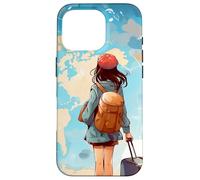 La aventura espera a los viajeros inspiración de pasión por los viajes Carcasa para iPhone 16 Pro