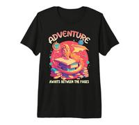 La Aventura Espera Entre Las páginas Ciencia ficción Camiseta Premium