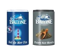 La Balenine - Juego de 3 sales de mar mediterráneas y pimienta (68 g), la mejor oferta