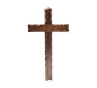 La Balestra Crucifijo de madera para pared - Fabricado en Umbría Italia - Madera maciza (32, 3 x 18 cm)