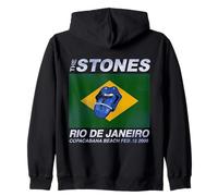 La Banda de Rock Azul de Copacabana Rolling Stones Sudadera con Capucha