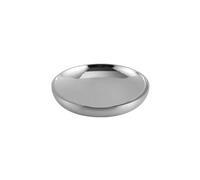 La bandeja de acero inoxidable aislada de doble capa de estilo japonés es gruesa, exquisita y práctica, brillante en el interior y arena en el exterior (20 cm)
