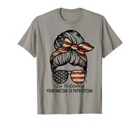 La bandera de Estados Unidos deja de fingir que tu racismo es patriotismo Camiseta