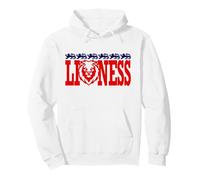 La Bandera de Inglaterra de Las Leonas vuelve a casa, fútbol Femenino Sudadera con Capucha