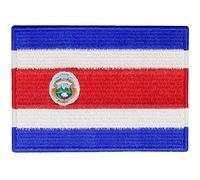 La bandera de la República de Costa Rica Parche Bordado de Aplicación con Plancha