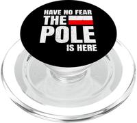 La Bandera Polaca Polonia Have No Fear The Pole Is Here PopSockets PopGrip para MagSafe