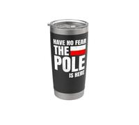 La Bandera Polaca Polonia Have No Fear The Pole Is Here Vaso térmico de acero inoxidable de doble pared