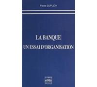 La Banque Un Essai Dorganisation (ebook)