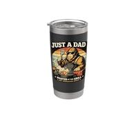 La barbacoa Bigfoot de Just A Dad Master of the Grill Vaso térmico de acero inoxidable de doble pared