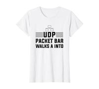 La Barra de Paquetes UDP entra Camiseta, Mujer, Blanco, S