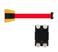 La barrera magnética es extensible, Barrera retráctil de aislamiento multi 2-10m for hoteles, parques, museos y galerías(Yellow -,5m)