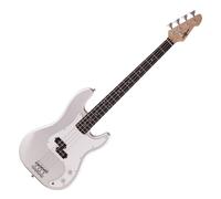 LA Bass Guitar by Gear4music Silver Flake